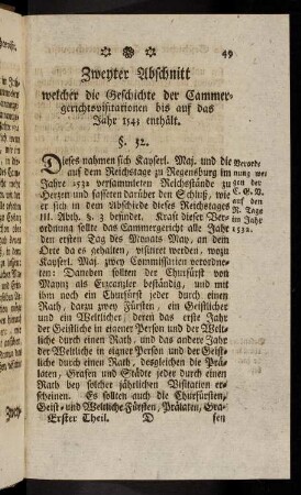 49-69, Zweyter Abschnitt
