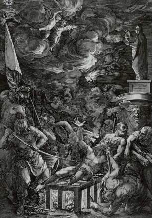 Das Martyrium des heiligen Laurentius