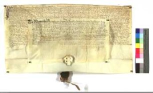Erzherzog Maximilian, Deutschmeister, gestattet dem Komtur der Ballei Hessen 16000 Gulden zu Türkensteuer aufzunehmen.