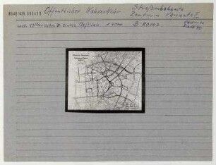 Öffentlicher Nahverkehr Straßenbahnnetz Variante I. Berlin, Mitte, Stadtzentrum