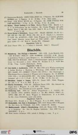 Bischöfe (Nr. 476-535)