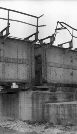 Tuttlingen Donaubrücke 1177 Kriegsschäden