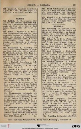 Militaria (Nr. 925-942)