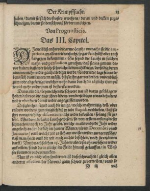 Von Prognosticis. Das III. Capitel.