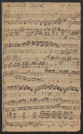 Konzerte; cemb, orch; C-Dur