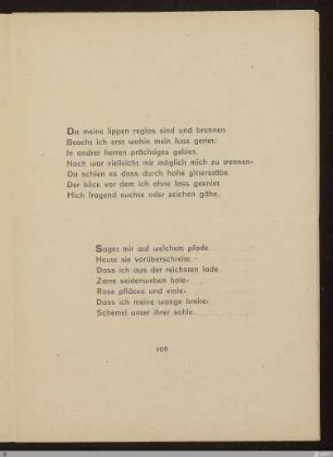 Saget mir auf welchem pfade : [SW III: keine Sigle]; [SW III, S. 85/143]