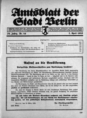 1935,14: Nr. 14, 7. April 1935
