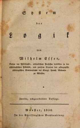 System der Logik