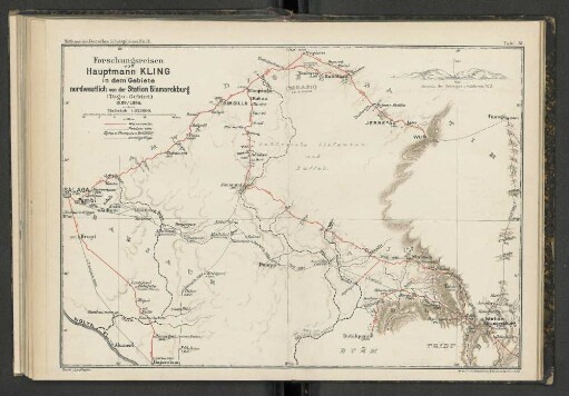 Forschungsreise von Hauptmann Kling in dem Gebiete nordwestlich von der Station Bismarckburg (Togo-Gebiet)