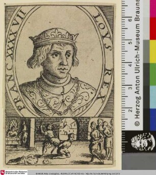 LOYS REX FRANC XXXXVII [Ludwig IX. ; Ludwig, der Heilige; Louis IX; Saint Louis]