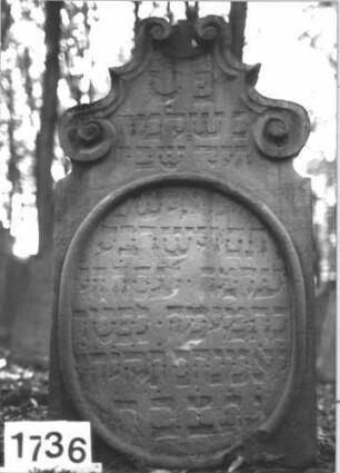 Grabstein 1736