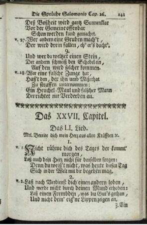 Das XXVII. Capitel.