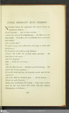 Onkel Hermann muss sterben