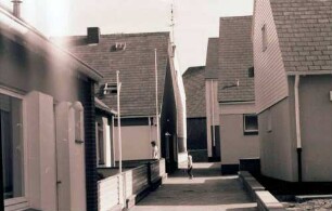 Helgoland: Gasse in der Oberstadt