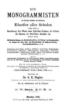 5: Die Monogrammisten. 5