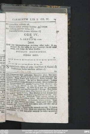Ode IV. Ad L. Sextium. Cos.