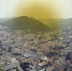 Altstadt von Wernigerode : Blickrichtung Südosten zum Schloss