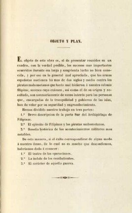 Objeto y plan