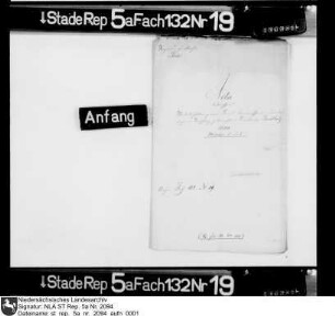 Wiederbestellung eines Landkommissars nach Ernennung des Andreas Scharnhorst zum Licent-Oberinspektor