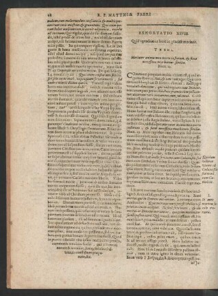 Exhortatio XXVIII.