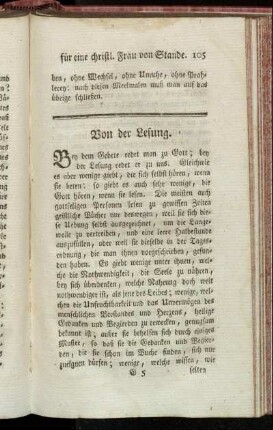 Von der Lesung.