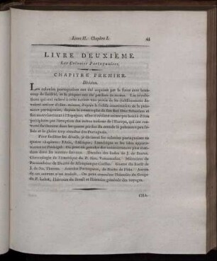 Livre Deuxième. Les Colonies Portuguaises.
