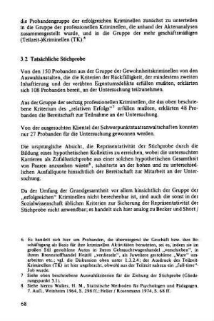 3.2 Tatsächliche Stichprobe