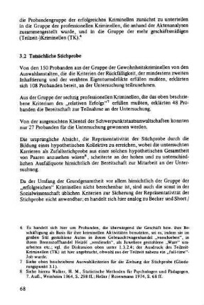 3.2 Tatsächliche Stichprobe