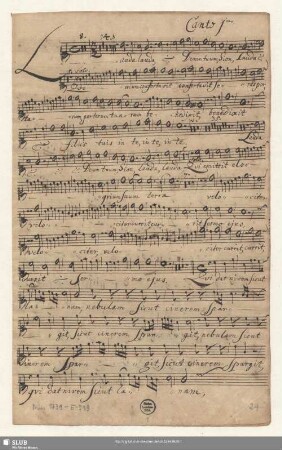 Stimmensatz [Schreiber: Jacobi, S.]