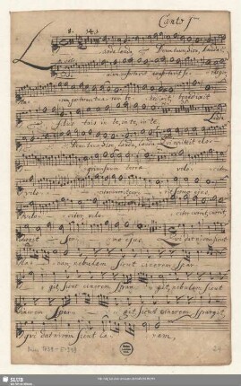 Stimmensatz [Schreiber: Jacobi, S.]