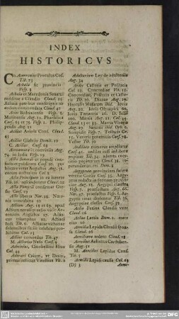 Index Historicus