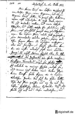 207: Brief von Johann Georg Jacobi an Johann Wilhelm Ludwig Gleim