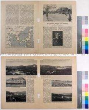 Zeitschriftenartikel von Paul Saunier über das deutsche Schutzgebiet Kiautschou anlässlich dessen Besetzung durch Japan