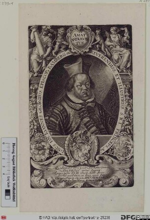 Bildnis Johann Georg II. (Fuchs v. Dornheim), 1623-33 Fürstbischof von Bamberg