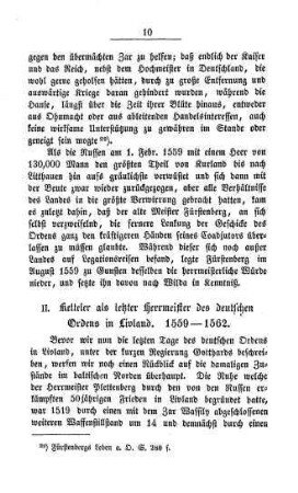 II. Ketteler als letzter Herrmeister des deutschen Ordens in Livland