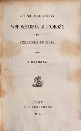 Gdy się bylo mlodym
