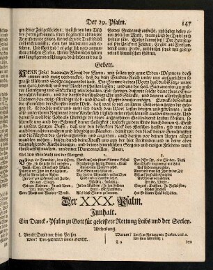147-153, Der XXX. Psalm