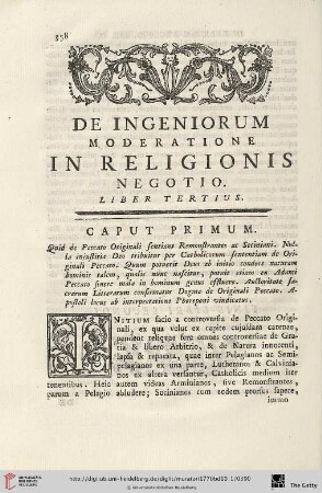 Liber tertius