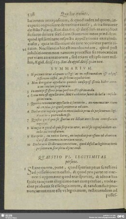 Quaestio VI. Legitimitas personae