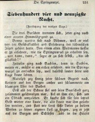 Siebenhundert vier und neunzigste Nacht
