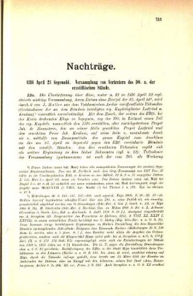 Nachträge 1316 [- 1453]