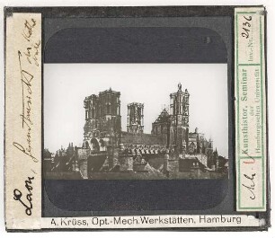 Laon, Kathedrale: Gesamtansicht