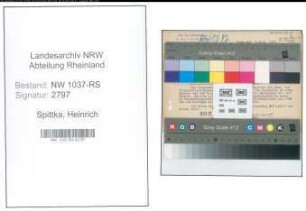 Entnazifizierung Heinrich Spittka , geb. 14.08.1903 (Bahnwart)