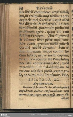 Epistola XC.