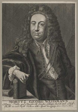 Bildnis des Moritz Geog Weidmann