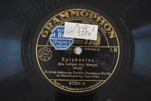 Epiphanias (Die heiligen drei Könige) / (Wolf)