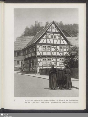 Die Ruine der Hallenburg über Steinbach-Hallenberg