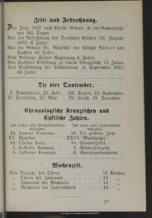 Zeit- und Festrechnung