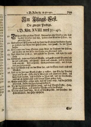 799-817, Die zweyte Predigt