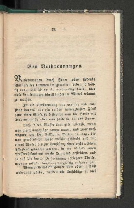 Von Verbrennungen.